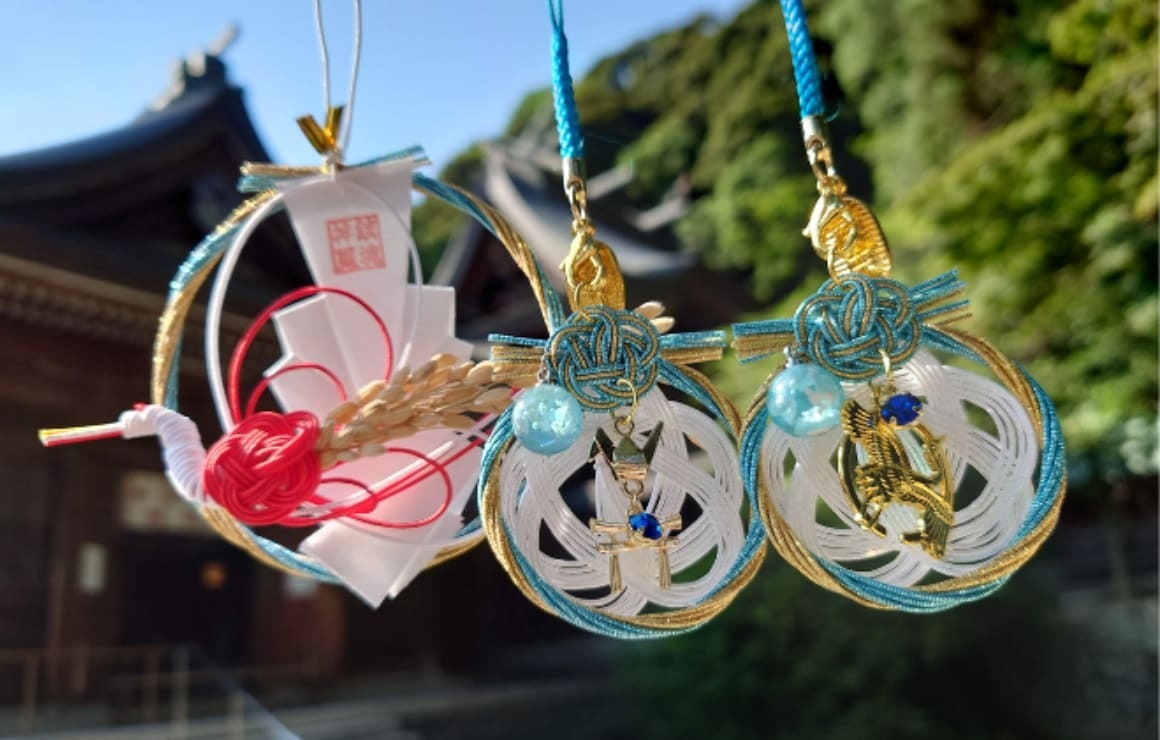 10月翔運根付守「紺碧色」
